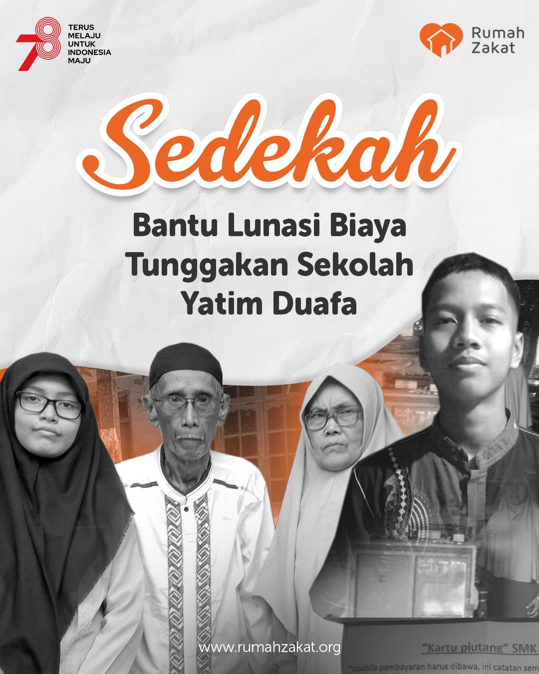 Lunasi Tunggakan Sekolah Yatim Duafa