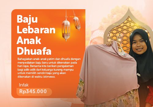 Baju Lebaran Anak Dhuafa