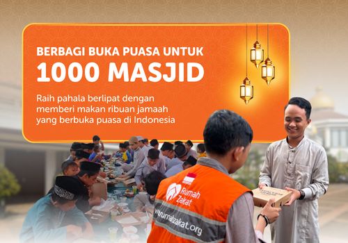 Berbagi Buka Puasa Untuk 1000 Masjid Indonesia