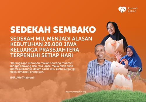 Sedekah Sembako Untuk Keluarga