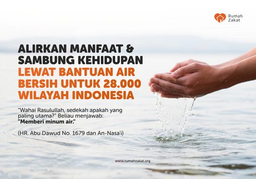 Sedekah Air Bersih Untuk Nusantara