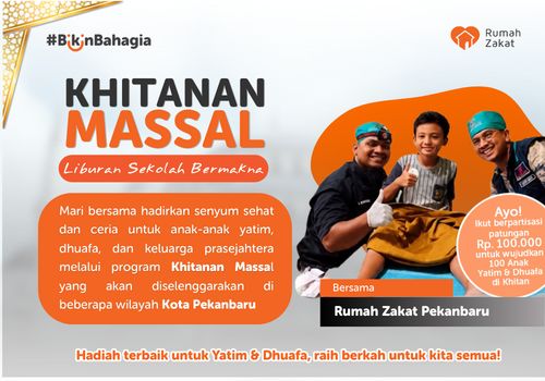 Patungan Khitanan Massal di Kota Pekanbaru