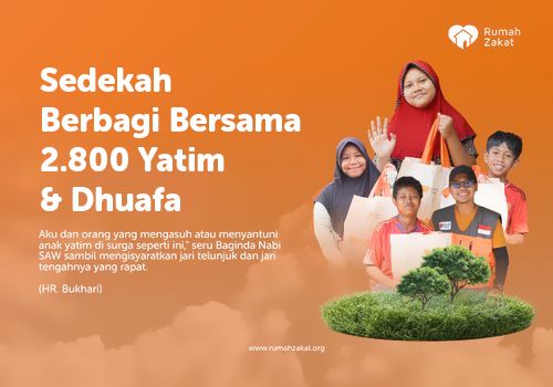 Sedekah Untuk 2.800 Yatim Indonesia