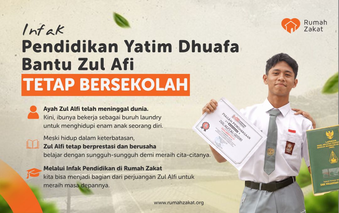 Infak Pendidikan Yatim Dhuafa Zul Alfi