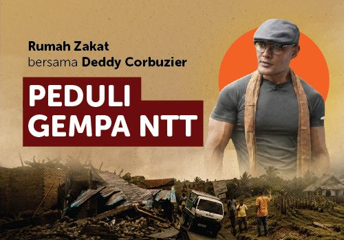 Deddy Corbuzier bersama Rumah Zakat