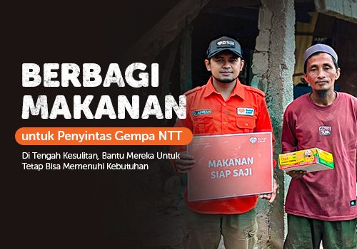 Berbagi Makanan untuk Penyintas Gempa NTT