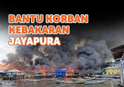 Bantu Korban Kebakaran Jayapura