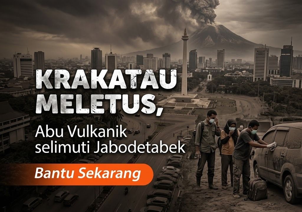 Bantu Penyintas Erupsi Gunung Anak Krakatau
