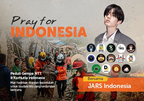 Peduli Gempa NTT dan Karhutla Indonesia Bersama JARS Indonesia