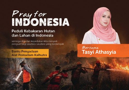 Peduli Karhutla Indonesia Bersama Tasyi Athasyia