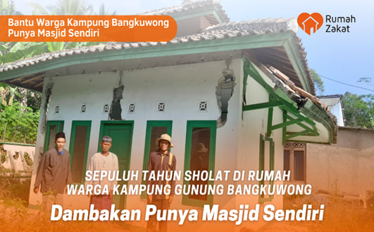 Masjid untuk Warga Kampung Gunung Bangkuwong