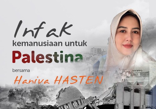 Infak Kemanusiaan Palestina bersama Haniva Hasten