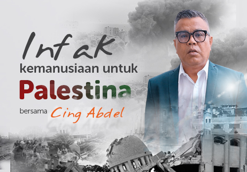 Infak Kemanusiaan untuk Palestina bersama Cing Abdel 